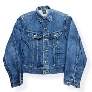 Vintage Lee Riders Denim Jacket Men's Size 38 R Made in USA PATD-153438